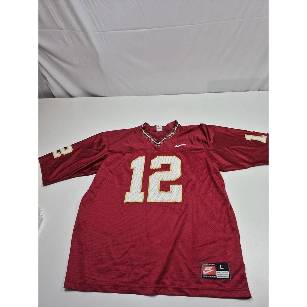 VTG Nike Florida State Seminoles #12 Football Jersey 90s Made in USA Mens M